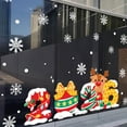 thumbnail image 4 of Large Christmas Window Sticker Christmas Elk Decorative Glass Cling for Doors Windows Store Displays and Home Decor Christmas Winter Decoration, 4 of 6
