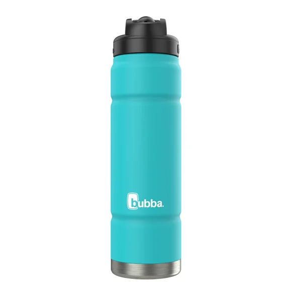 Bouteille d'eau bubba Trailblazer, acier inoxydable, isolation sous vide, 709 mL (40 oz), couvercle avec paille, bleu sarcelle 1 unité