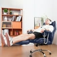 thumbnail image 4 of zzw Big and Tall Executive Office Chair, Reclining with Footrest, Adjustable High Back Ergonomic Leather Chair, 400lb Capacity, 4 of 7