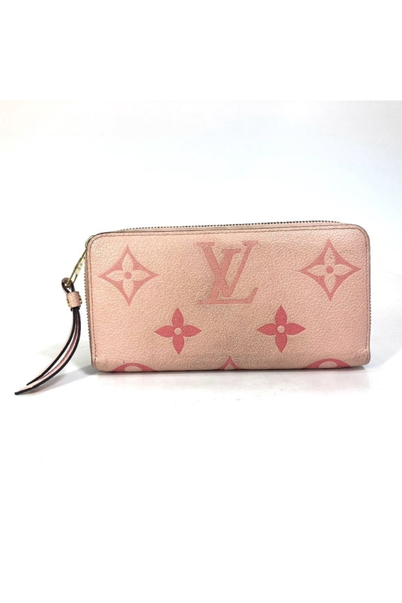 Pre-Owned LOUIS VUITTON M80403 Monogram Empreinte by the Pool Zippy Wallet, Leather,... (Fair)