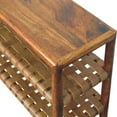 thumbnail image 6 of Lesuto Regency Woven Chestnut 2 slot Shoe Rack - Nordic Style, Wood, 0 Drawers, 6 of 9