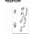 thumbnail image 3 of WWS-Tattoo Tech, 2 Sheets Large Semi Permanent Tattoo, Adult Art Design Temporary Tattoos, Lasts 1-2 Weeks, Waterproof, Realistic Look, No Adhesive, No Reflection (Small Flower), 3 of 4