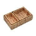thumbnail image 7 of happimess Tress Coastal Minimalist Hand-Woven Hyacinth Nesting Baskets, Natural (Set of 3), BSK1009A-3SET, 7 of 7