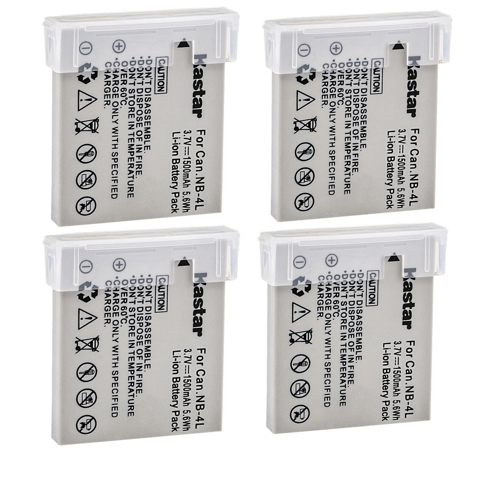 Kastar 4-Pack NB-4L Battery Replacement for Canon Digital IXUS 100 IS,  Digital IXUS 110 IS, Digital IXUS 120 IS, Digital IXUS 130, Digital 40,  Digital 50, PowerShot SD30, PowerShot SD40 Camera - Walmart.com