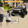 thumbnail image 2 of 24V 2 Seater Ride on Electric Car for Kid, Licensed Ford Bronco Ride on Toy for Big Kid, Toddler Truck Car with FM Radio, Bluetooth LED Light, Gift for Boys Girls 3-8 Years, Black, 2 of 8