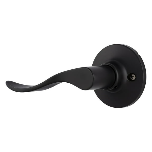Miseno Mlk6011 Torry Wave Right Handed Non-Turning One-Sided Door Lever - Black
