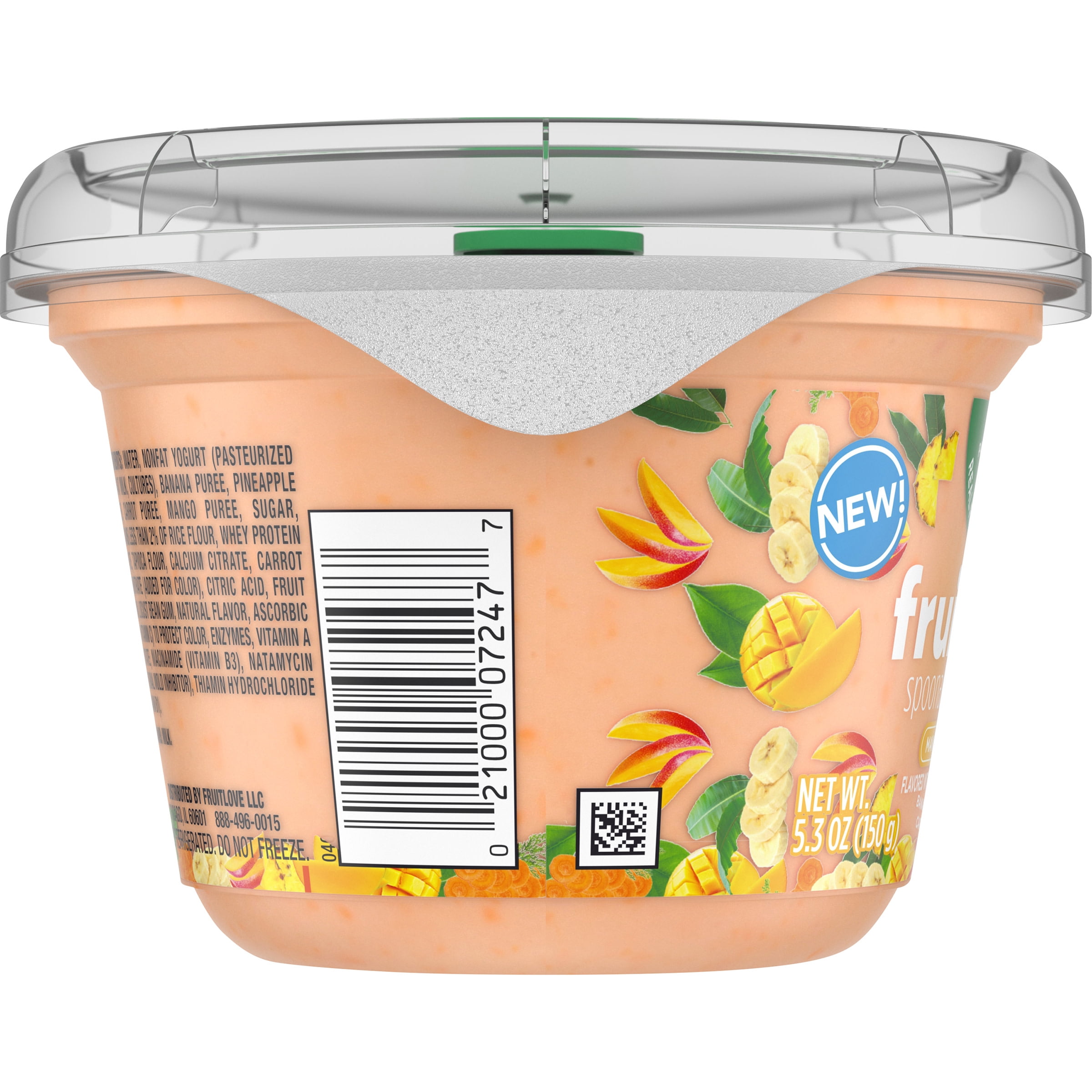 Fruitlove Mango Medley Spoonable Smoothie, 5.3 oz Cup & Spoon