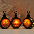 thumbnail image 4 of Luces de linterna LED de Halloween, pequeña linterna sin llama vintage para la decoración de la barra del hogar de Halloween Zhivalor  CPB-SSW168-1, 4 of 5