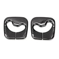 thumbnail image 2 of Marco de decoración del cinturón de seguridad, 2 piezas Accesorio de fibra de carbono para automóvil Cubierta de decoración del cinturón de seguridad ABS Confiable y duradero, 2 of 9