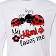 thumbnail image 4 of Inktastic My Mimi Loves Me with Cute Ladybugs Long Sleeve Youth T-Shirt, 4 of 5
