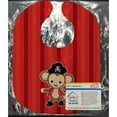 thumbnail image 2 of Pirate Monkey Red 2 Baby Bib, 2 of 3