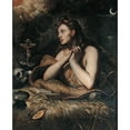 thumbnail image 3 of Jacopo Tintoretto 20x24 Black Modern Framed Museum Art Print Titled - Penitent Magdalene (Between 1598 and 1602), 3 of 5
