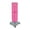 Pink, variant on Azar 40"(H) x 8"(W) x 8"(D) 4-Sided Interlocking Pegboard Display Tower With Square Base Pink