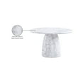 thumbnail image 2 of Meridian Furniture Cosenza White 48.5" Indoor/Outdoor Concrete Dining Table, 2 of 6
