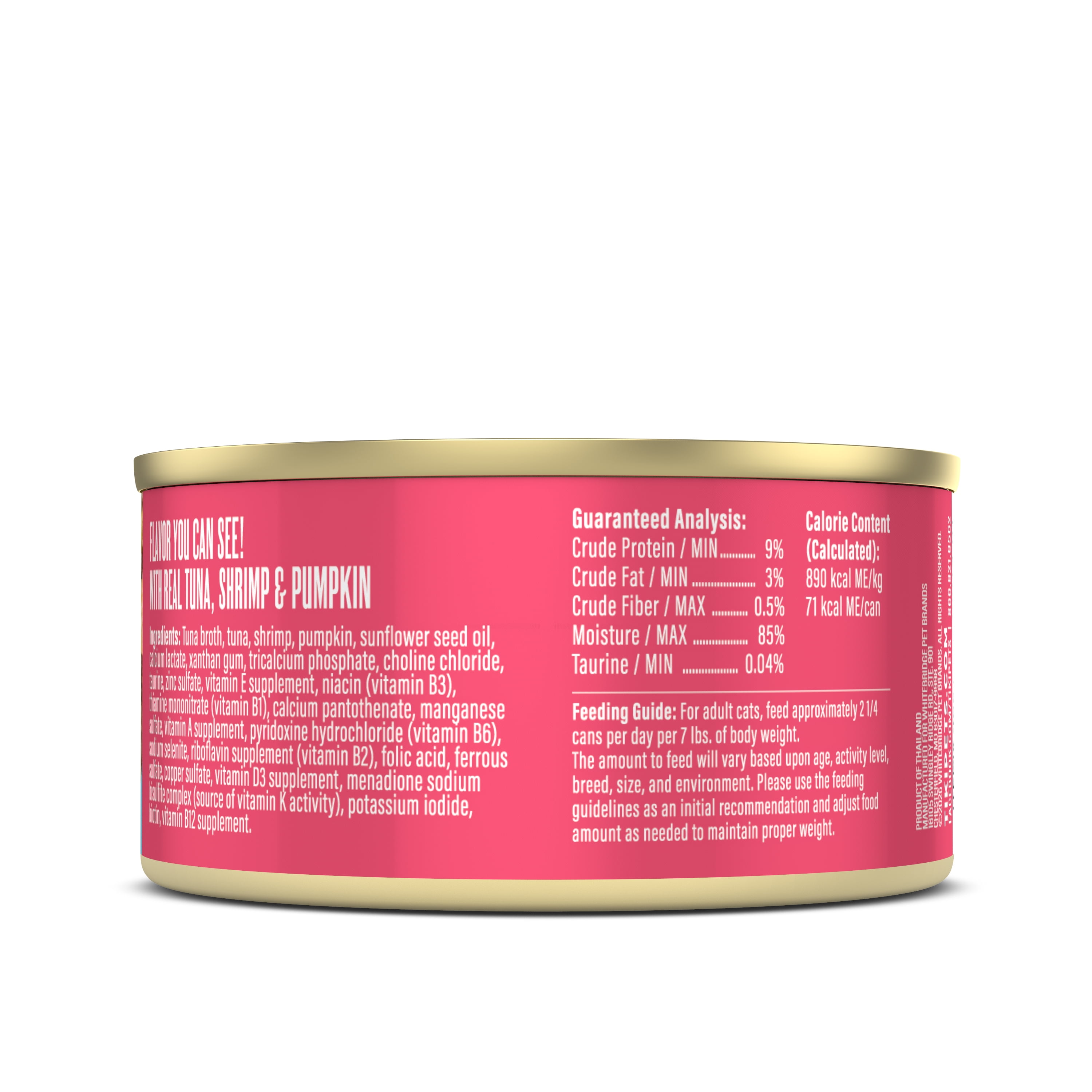 (2 pack) Tiki Cat Friends Tuna, Ocean Whitefish & Pumpkin, 2.8 oz can