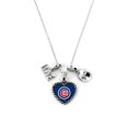 thumbnail image 1 of Chicago Cubs Necklace Charmed Sport Love Baseball, 1 of 1