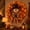 With lights, variant on Scarecrow Fall Wreath for Front Door – Farmhouse Autumn Harvest Decoration with Sunflower, Maple Leaves & Burlap Bow for Porch Wall Entryway Halloween Thanksgiving, 1PC