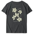 thumbnail image 2 of Zunfeo Juniors Summer Tops Women Short Sleeve Flroal Cute Tops Comfort Soft Ladies Blouse, 2 of 4