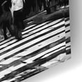 thumbnail image 3 of Epic Art 'Times Square Black And White' by Linda Woods, Acrylic Glass Wall Art, 24"x16", 3 of 8