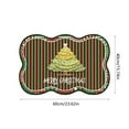 thumbnail image 3 of Honeeladyy 1 PC Christmas Door Mat Outdoor, Xmas Welcome Mat for Front Door, Christmas Non Slip Holiday Doormat Indoor Entryway Floor Rug for Entrance Outside Home, 23.62"x15.74", 3 of 6