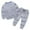 Gray, variant on Fall Outfits for 1-12 Years Toddler Girls Boys Candy Color Long Sleeve Top and Long Pants Set Kids Baby Sweatsuits Blue