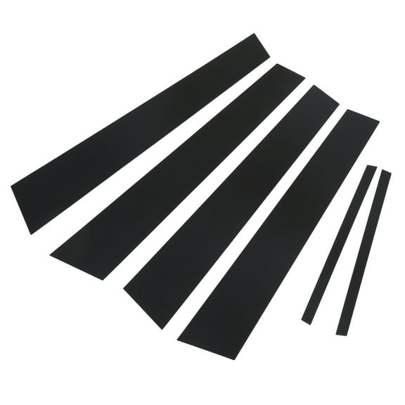 6pcs Pillar Post Decal Trim Gloss Black Side Door Window Cover Replacement for Dodge Charger 2011‑2021