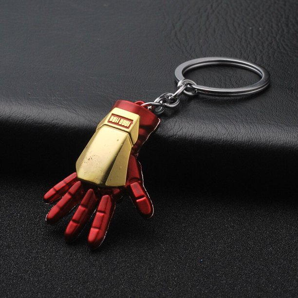 Llaveros con colgante de aleación de Los Vengadores de Marvel de Disney, llaveros de aleación de Capitán América, llavero de coche, bolsa de teléfono, joyería colgante, regalos para niños Fivean unisex