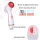 thumbnail image 2 of Cepillo de limpieza facial eléctrico de silicona con 3 cabezales, exfoliante suave y eliminador de puntos negros., 2 of 11