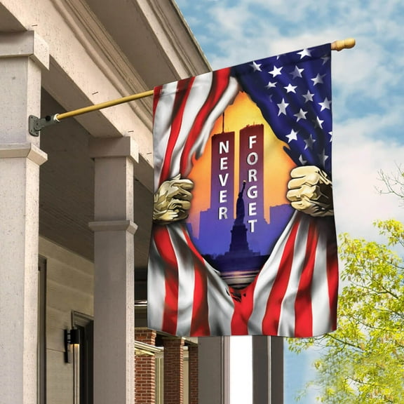 Flagwix Patriot Day. 911 Never Forget American Flag Premium Polyester US Flag for Outside