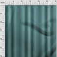 thumbnail image 2 of oneOone Rayonne Vert Sarcelle Foncé Tissu Rayures Matière de Robe Tissu Imprimé Tissu au Mètre 56 Pouces de Large-9c8, 2 of 4