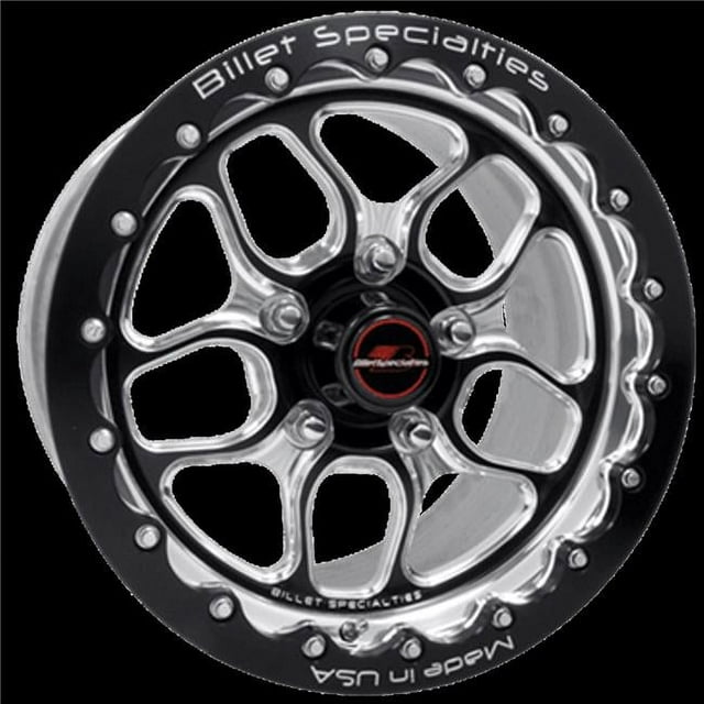 Billet Specialties BSPBRSB271F6576N Roue Win Lite Espacement Arrière 17 x 10 Po. 7.625 Po