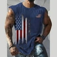 thumbnail image 2 of Us Flag Tank Top Mens 4Th Of July Shirt Patriotic Usa Sleeveless Graphic Muscle Shirts Workout Gym Funny Tanks Clothes, 2 of 4