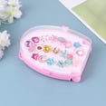 thumbnail image 4 of 20pcs Funny Cute Bright Small Decor Colorful Kid Resin Rings for Girl, 4 of 6
