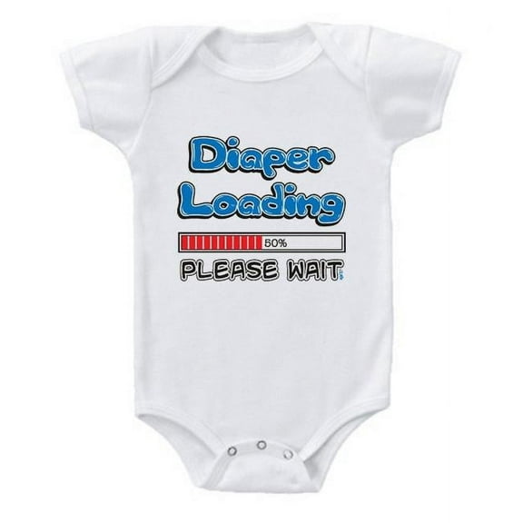 Diaper Loading Funny Baby Romper