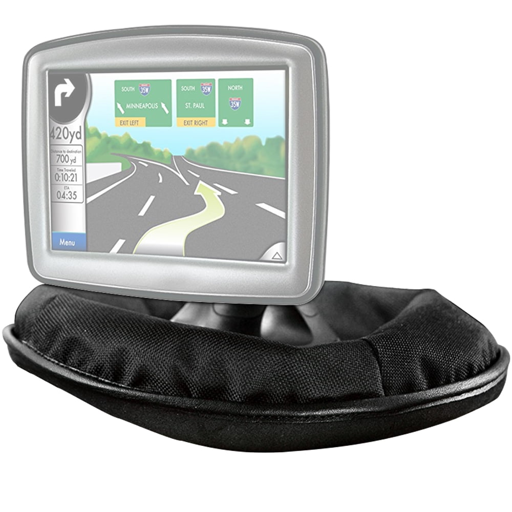 DecoGear GPS Dashboard Mount for Garmin, TomTom, Magellan and Other Portable GPS Navigators - Weighted Dash Mount Walmart.com