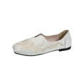 thumbnail image 3 of Women's Retro Embroidered Loafers, Soft Sole Comfortable Flat Shoes, Spring Summer Casual Slip On Moccasins, Plus Size Low Heel Walking Shoes, Breathable Lightweight Dress Shoes for Daily Wear, 3 of 10