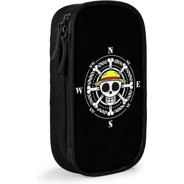 One Piece Pencil Case Big Capacity Pencil Pen Case Multi-Slot Pencil Bag Pouch Holder Box for Middle for Teen Boys Girls-Black SAOE007373
