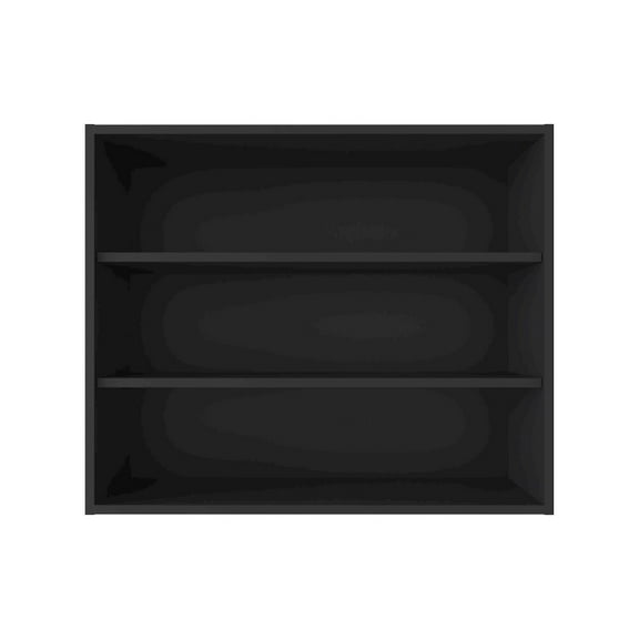 Depot E-Shop Ida Wall Shelf, 3 Shelves, Black