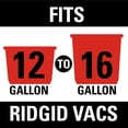 thumbnail image 2 of RIDGID High-Efficiency Size A Dust Bags for 12 Gal. to 16 Gal. RIDGID Wet/Dry Vacs (2-Pack), 2 of 3