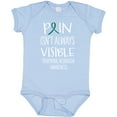 thumbnail image 3 of Inktastic Trigeminal Neuralgia Awareness Pain Isn't Always Visible Boys or Girls Baby Bodysuit, 3 of 5