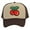 Khaki/Brown, variant on Top Headwear Large Cherry Hat - Mens Womens Cherries Snapback Trucker Cap White/Kelly Green