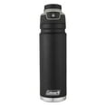 thumbnail image 1 of Coleman FreeFlow AUTOSEAL Stainless Steel Water Bottle, 24 oz (709 ml), Black, 1 of 5