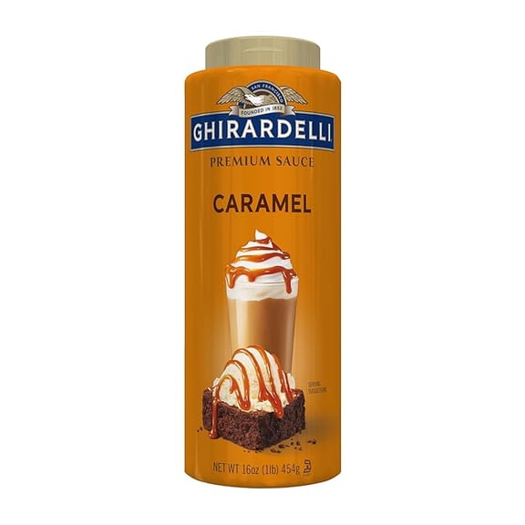 (1 pack) GHIRARDELLI Premium Caramel Sauce, 16 Oz