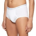 thumbnail image 3 of Hanes Men's Tagless Briefs with ComfortFlex Waistband-Multiple Packs Available, 3 Pack-White, Medium, 3 of 4