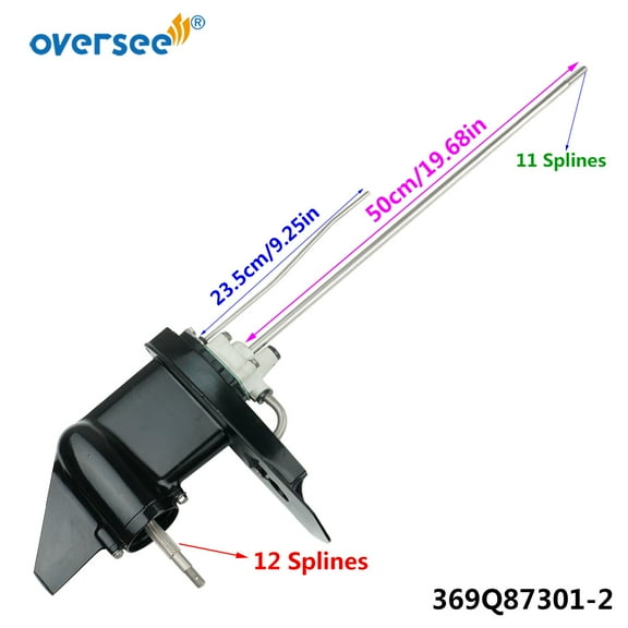 Oversee 369S87301-2 Lower Unit Assy Short For Tohatsu Outboard Motor 2T M4C,M5B,M5BS Series Engines 369-87301-2;3GRQ873010