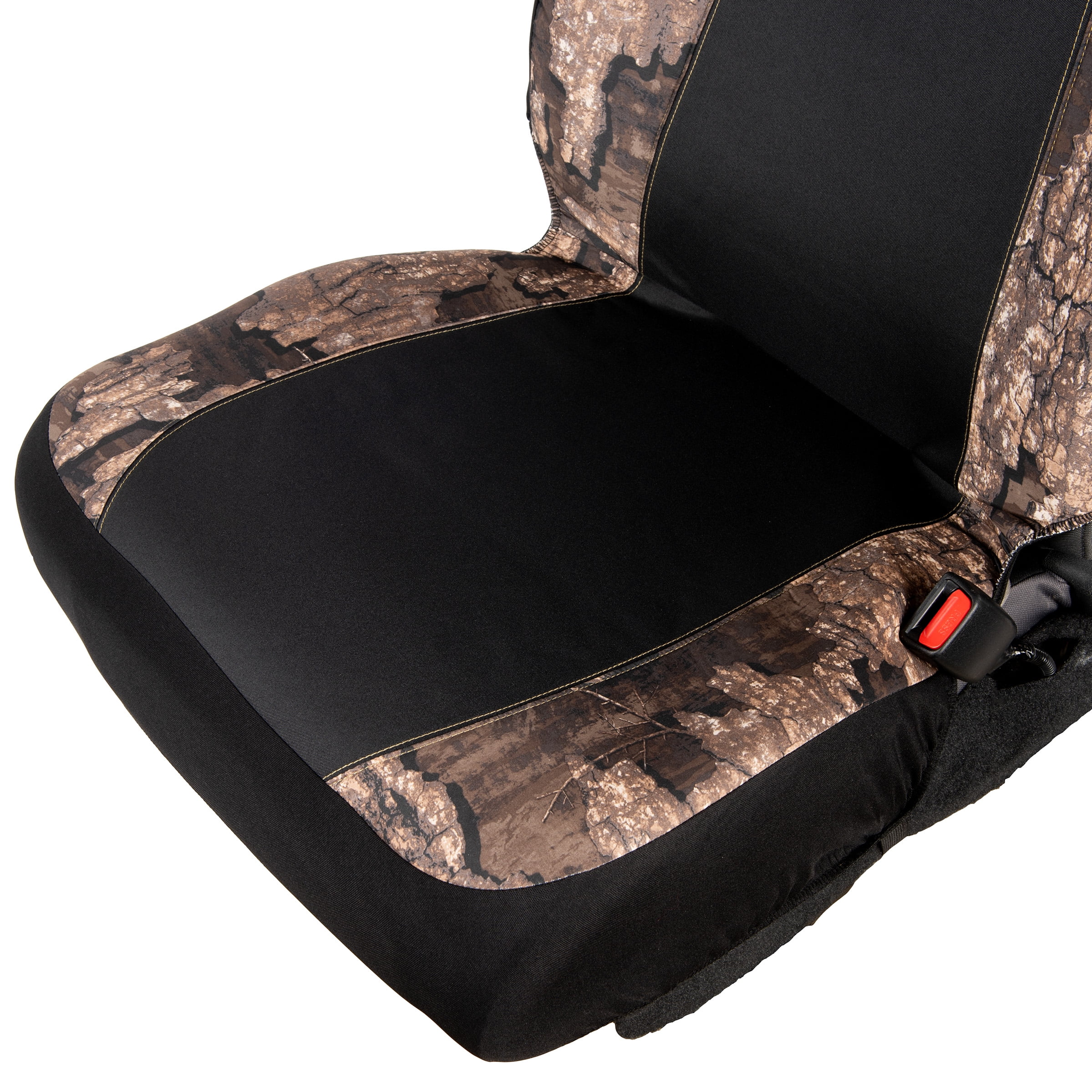 Browning Universal Low Back, Water and Dirt Resistant Car, Truck, and SUV Seat Covers, 2 Pack, Morgan (Realtree Edge)