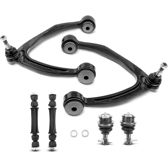 A-Premium 6Pc Front Suspension Kit, Upper Control Arm Sway Bar Link Lower Ball Joint, Compatible with Chevrolet Avalanche, Silverado 1500, Suburban 1500 & Cadillac Escalade, Escalade ESV & GMC Yukon