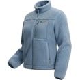 thumbnail image 4 of Pioneer Camp Women's Fuzzy Fleece Jacket, Warm Fleece Full Zip Jacket Cozy Stand Collar Coat with Pockets Casual Workout, 4 of 6