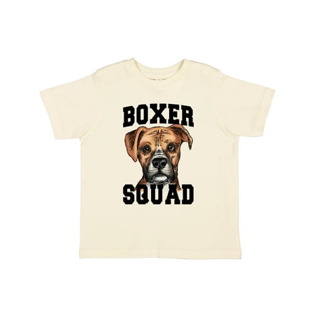 

Inktastic Dog Boxer Squad Gift Toddler Boy or Toddler Girl T-Shirt