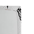 thumbnail image 2 of Ambesonne Tattoo Themed Fitted Sheet, Old School Love Skull, Full Size, White Black Red, 2 of 2